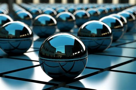 Premium Photo Abstract Spheres Background