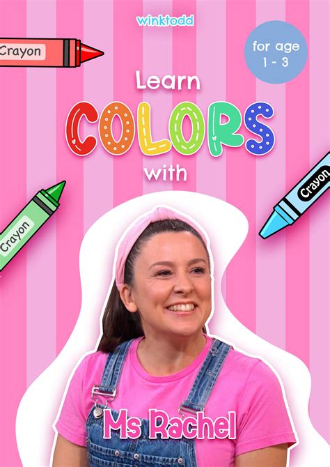 Learn Colors With Ms. Rachel Busybook Printable Interactive Coloring Book for Toddlers - Etsy