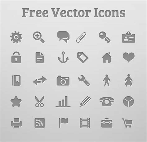 Free Vector Icons For Web Ui Design Icons Graphic Design Junction