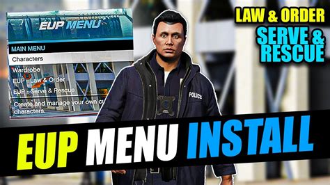 How To Install Eup Menu In Gta Gta Hindi Tutorial Youtube