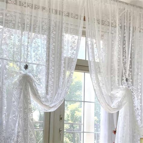 White Lace Curtains - Etsy