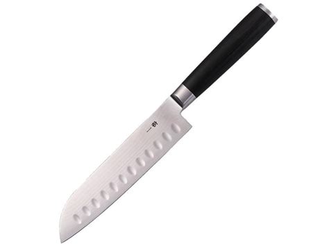 Ніж з дамаської сталі Bergner сантоку 17,5см | Spatula, Knife, Utensil