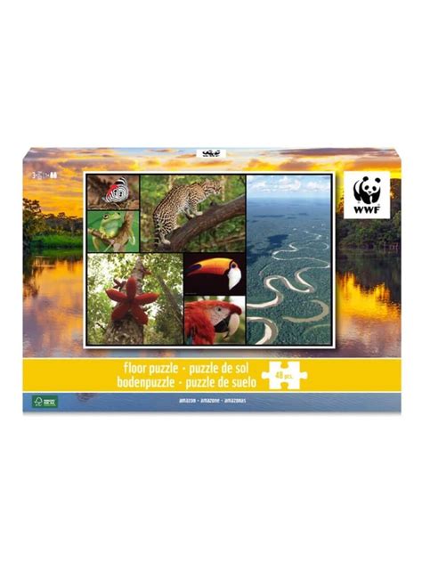 Puzzle de sol 48 pièces Amazonie N A Kiabi 22 52