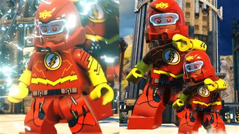 Lego Dc Super Villains Flash And Atom Fusion Custom Speedster Youtube