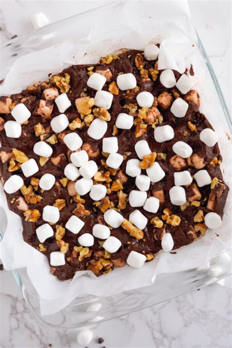 Easy Rocky Road Fudge Recipe Lemonpeony