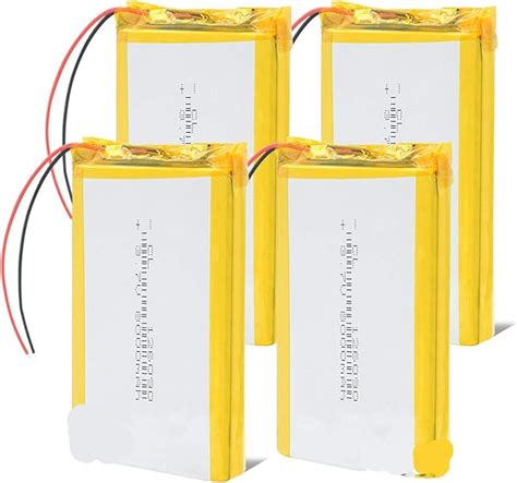 RFGTYH 3 7v 8000mAh 126090 Li Ion Lipo Cells Lithium Li Po Polymer