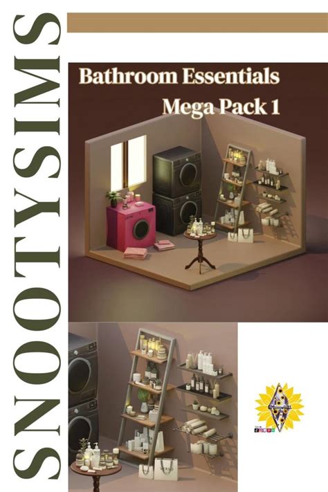 Preview The SnootySims Bathroom Essentials Mega Pack Pt 1