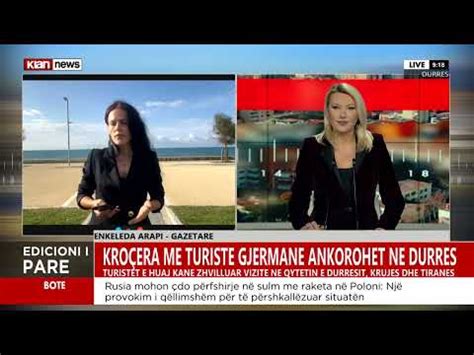 Klan News Kroçera me turistë gjermanë ankorohet në Durrës YouTube