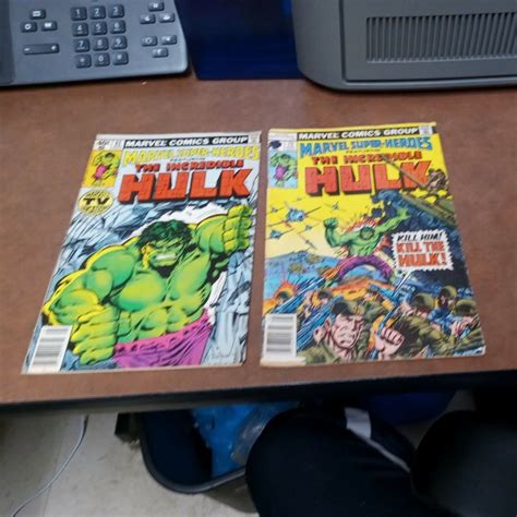 Marvel Superheroes 20 Issue Bronze Age Incredible Hulk Comics Lot Run