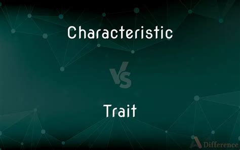Characteristic vs. Trait — What’s the Difference? 