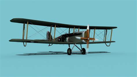 Airco Dh 4 Usasc Trainer Model Turbosquid 1752541