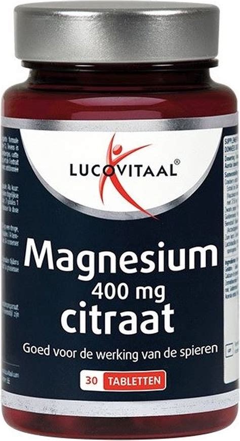 Lucovitaal Magnesium 400 Mg Citraat Voedingssupplement 150 Tabletten