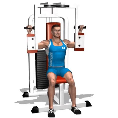 How to perform pectoral machine or Butterfly Exercise - Chest Exercise