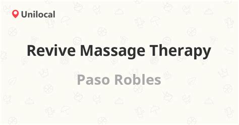 Revive Massage Therapy Paso Robles 935 Riverside Ave Ste 2 5