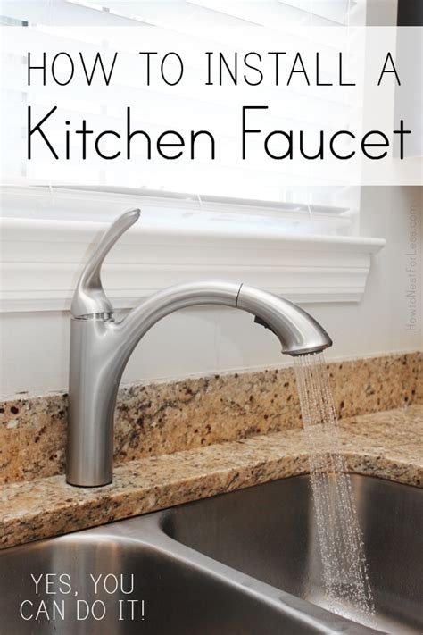 How To Install Kitchen Faucet On Granite Countertop Things In The Kitchen