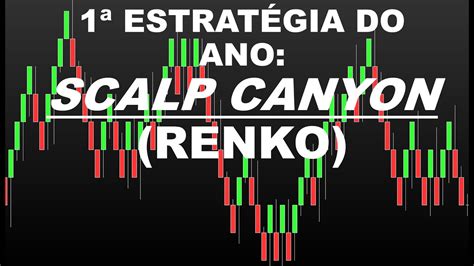 DAY TRADE ESTRATÉGIA SCALP CANYON RENKO 1ª ESTRATÉGIA DO ANO