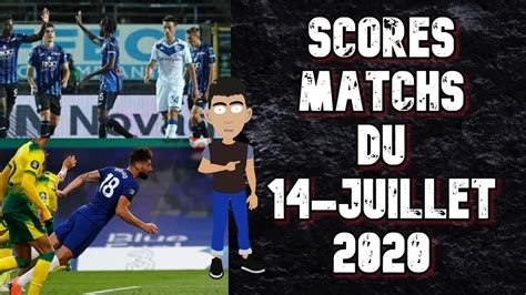 Resultats Matchs D Hier Soir YouTube