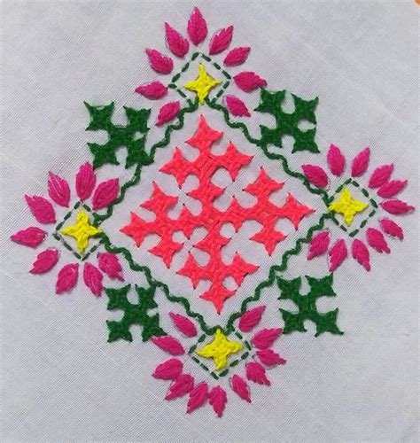 Gujrati Stitch Sindhi Stitch Kutch Work Handwork Embroidery Design