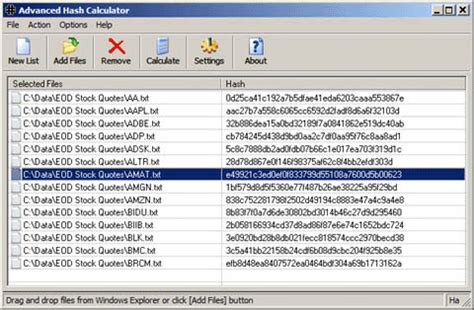 Advanced Hash Calculator Hash Calculation Software