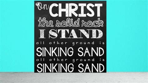 On Christ the Solid Rock I Stand Hymn by DigitalPrintsbyKatie