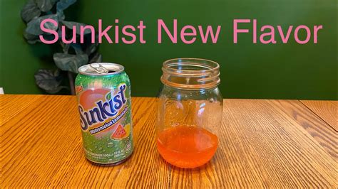 New Sunkist Watermelon Lemonade Soda Review New Sunkist Flavor YouTube