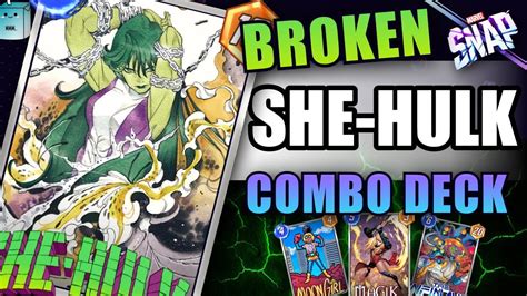 Marvel Snap She Hulk Deck Is Too Good Infinite Gameplay Youtube