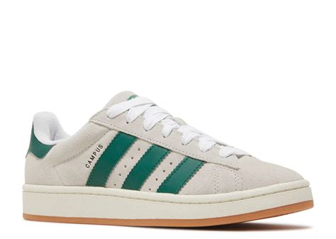 Adidas Wmns Campus 00s Crystal White Dark Green Adidas Campus