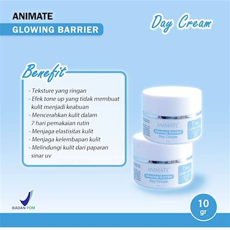 Jual PROTEKSI SKIN BARRIER Animate Glowing Barrier Day Cream