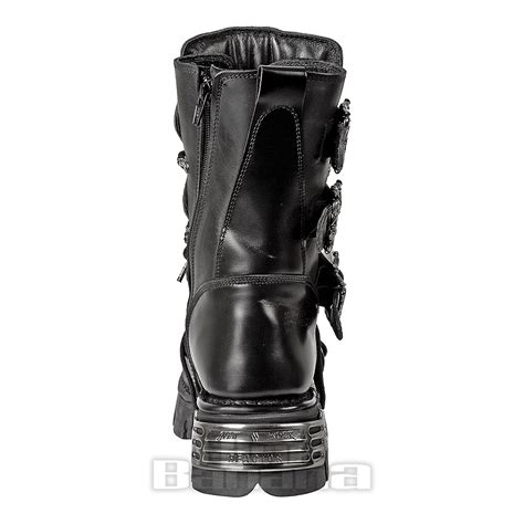 New Rock M S Reactor Black Boots Unisex Goth Shoes