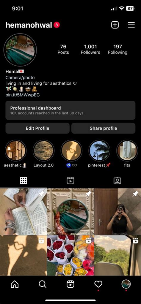 Aesthetic insta profile | How to make an aesthetic instagram profile ...