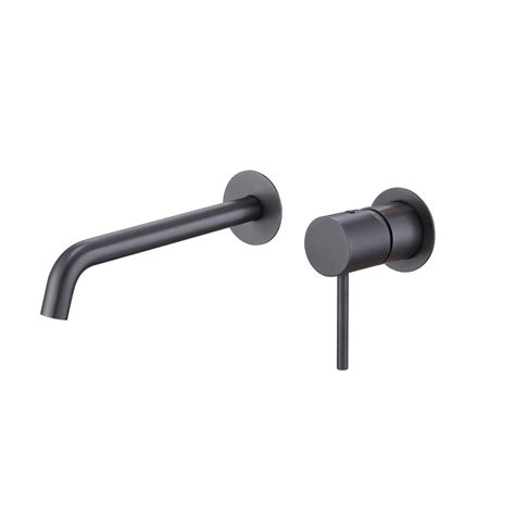 Grifo Negro Mate Empotrado De Lavabo Monza IMEX Mamparas Blau