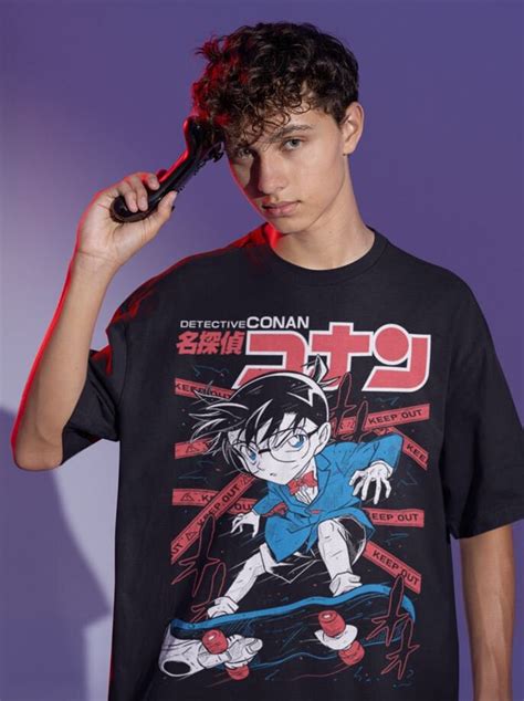 Vintage 90s Detective Conan Anime Tshirt Etsy