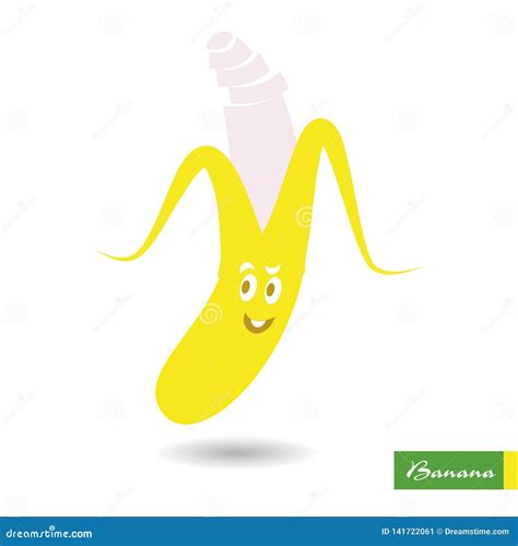 Vector Image of Sliced Banana Stock Vector - Illustration of organic ...