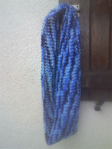 Un Snood Bleu D Grad Le Blog De Lesloisirsdenanou