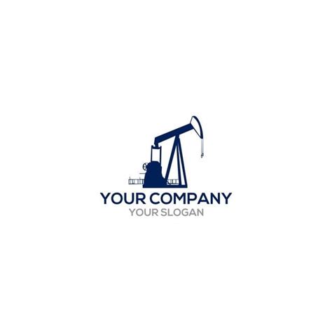 Drill Rig Vector Png Images Oil Drilling Rig Logo Design Vector