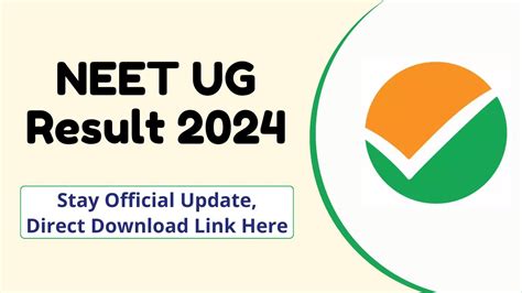 NEET UG Result 2024 Official Release Date Confirmed