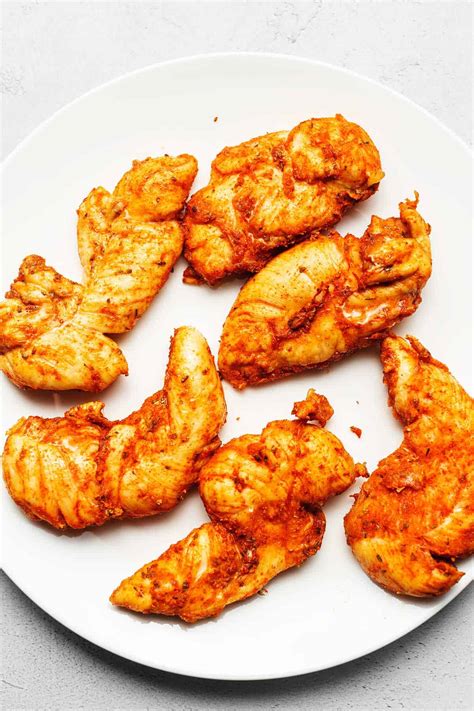 Easy Air Fryer Naked Chicken Tenders Tender And Juicy Low Carb With