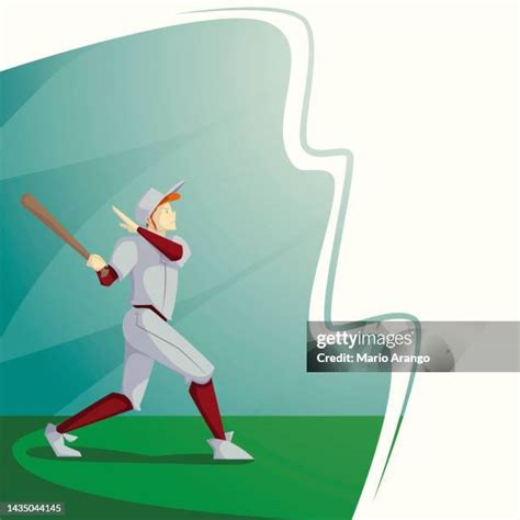 Illustration Of Man Playing Baseball High Res Vector Graphic Getty Images