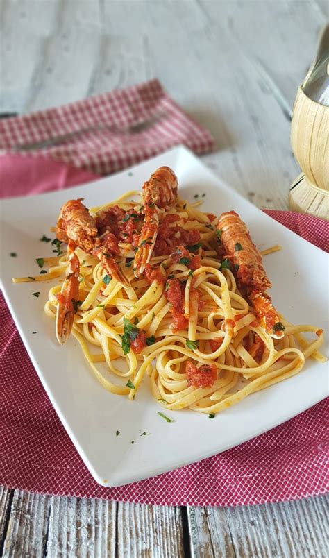 Linguine Agli Scampi Primo Piatto Veloce E Gustoso Il Mondo Di Adry