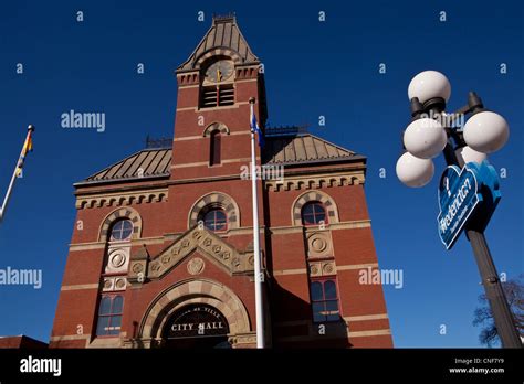 Fredericton City Hall Is Pictured In Fredericton New Brunswick Stock