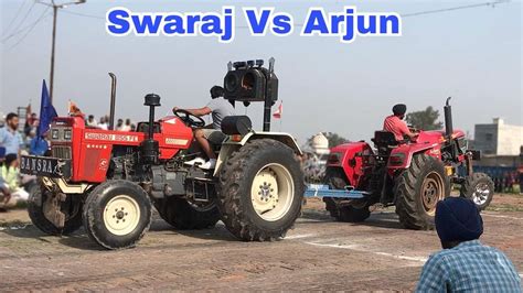 Mahindra Arjun Vs Swaraj Tractor Tochan Youtube