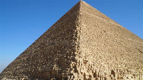 Great Pyramid Of Giza The Tomb Of Pharaoh Khufu Cheops Stock Photo