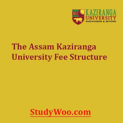 Assam Kaziranga University Fees Structure and Courses 2022-23 | Masters ...