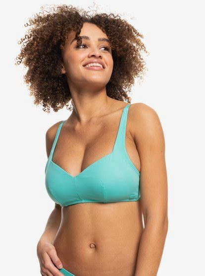 Roxy Love The Sun Ray D Cup Bra Bikini Top For Women Roxy