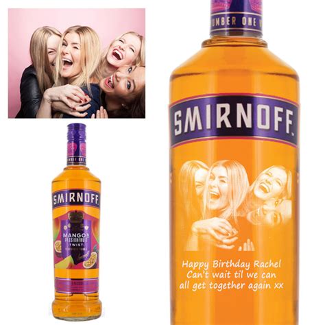 Photo Engraved Smirnoff Mango Passionfruit Vodka Prestige Drinks