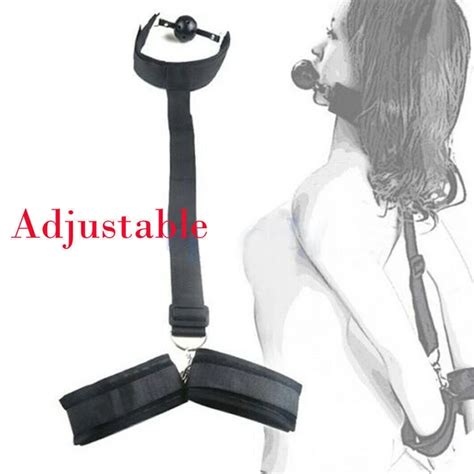 MOUTH BALL GAG SEX HARNESS RESTRAINT BONDAGE HANDCUFFS SET BDSM COUPLE TOYS EUR 20 33 PicClick FR