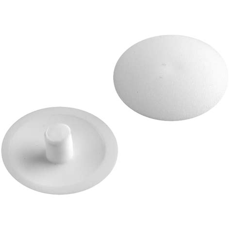 Onward 25 Pack 8 White Plastic Screw Caps Home Hardware