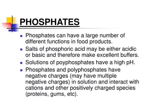 PPT - PHOSPHATES PowerPoint Presentation, free download - ID:1223556