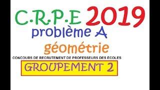 Corrig Crpe Maths Groupement