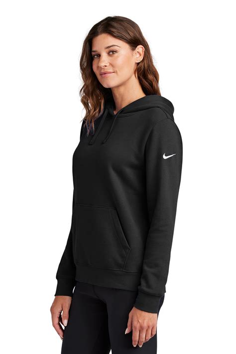 Nike Women S Club Fleece Sleeve Swoosh Pullover Hoodie Product Sanmar